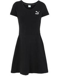 black and white puma dress