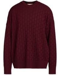 Plan C - Burgundy Sweater Merino Wool - Lyst
