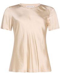 Manila Grace - Ivory T-Shirt Viscose, Elastane - Lyst