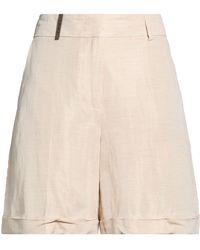 Peserico - Shorts & Bermuda Shorts Viscose, Linen - Lyst