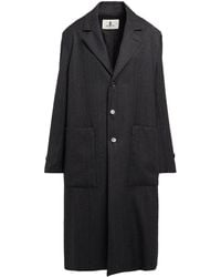 Barena - Charcoal Coat Virgin Wool, Viscose, Acetate, Polyester - Lyst
