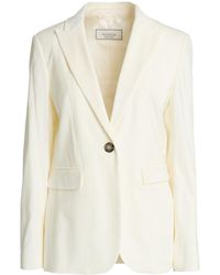 Peserico - Ivory Blazer Viscose, Elastane - Lyst