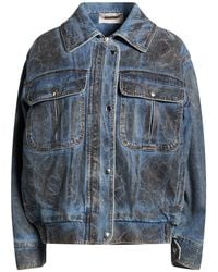 Alberta Ferretti - Denim Outerwear - Lyst