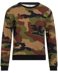 Moschino - Military Sweatshirt Cotton, Elastane - Lyst