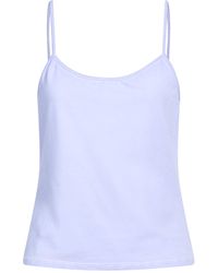 Ploumanac'h - Mauve Tank Top Cotton, Elastane - Lyst