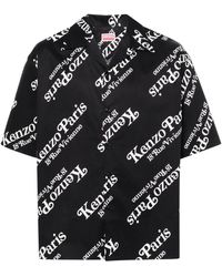 KENZO - Camicia Con Stampa - Lyst
