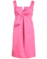 P.A.R.O.S.H. - P.A.R.O..H. Fuchsia Mini Dress Polyester - Lyst