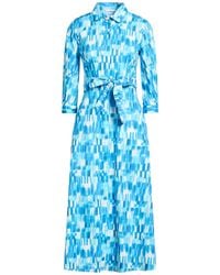 Marella - Midi Dress Cotton, Elastane - Lyst