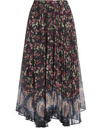 Etro - Midnight Midi Skirt Polyester - Lyst