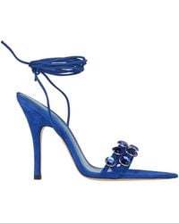 The Attico - Bright Sandals Leather - Lyst