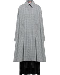 Erika Cavallini Semi Couture - Overcoat & Trench Coat - Lyst
