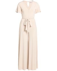 Kaos - Ivory Jumpsuit Acetate, Polyamide, Elastane - Lyst