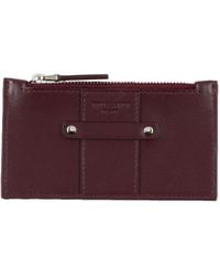 Trussardi - Plum Document Holder Soft Leather - Lyst