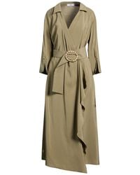Jijil - Military Maxi Dress Viscose, Polyester - Lyst