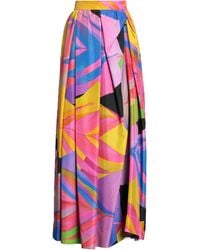 Sara Roka - Marigold Maxi Skirt Silk - Lyst
