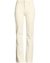 Ba&sh - Ivory Pants Cotton, Elastane - Lyst