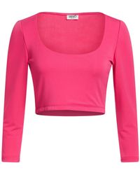 Liu Jo - Fuchsia Top Polyester, Elastane - Lyst