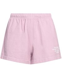Sporty & Rich - Lilac Shorts & Bermuda Shorts Cotton - Lyst