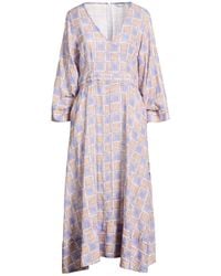 Caliban - Light Midi Dress Cotton - Lyst