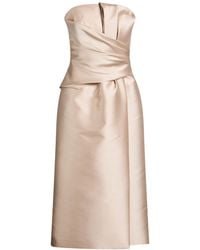Alberta Ferretti - Midi Dress - Lyst