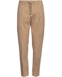 Yan Simmon - Camel Pants Cotton, Lycra - Lyst
