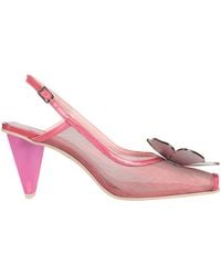 Ras - Fuchsia Sandals Textile Fibers, Leather - Lyst