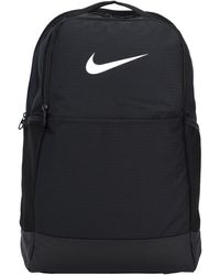 plain black nike backpack