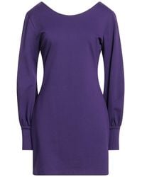 Raffaela D'angelo - Mini Dress Viscose, Polyamide, Elastane - Lyst