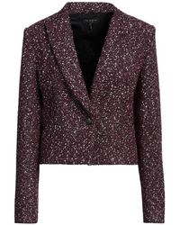 Rag & Bone - Plum Blazer Wool, Polyester, Acrylic, Nylon - Lyst