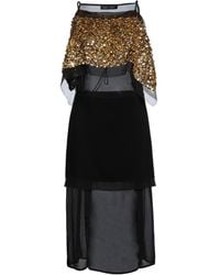 Proenza Schouler - Midi Dress Silk, Triacetate, Polyester - Lyst