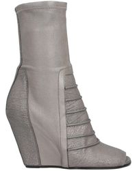 Rick Owens Stiefelette - Grau
