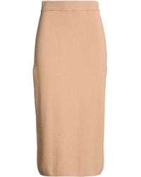Kontatto - Midi Skirt Viscose, Polyester - Lyst