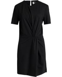 SOLOTRE - Mini Dress Viscose, Polyamide, Elastane - Lyst