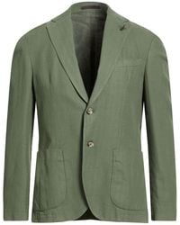 Paoloni - Military Blazer Cotton, Linen - Lyst