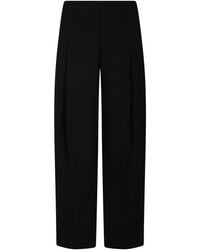 Victoria Beckham - Pants Polyester, Virgin Wool, Polyamide, Elastane - Lyst
