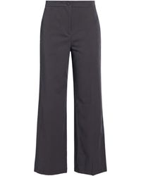 ViCOLO - Charcoal Pants Polyester, Viscose, Elastane - Lyst