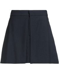 Ami Paris - Midnight Mini Skirt Virgin Wool - Lyst