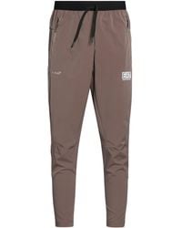 EA7 - Taupe Pants Polyester - Lyst