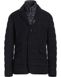 Moorer - Midnight Puffer Cotton - Lyst
