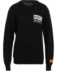 Heron Preston - Logo Crewneck Virgin Wool Sweater - Lyst