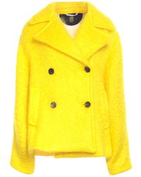 Il Cappottino - Coat Mohair Wool, Wool, Polyamide - Lyst