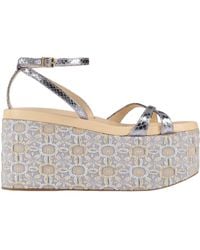 Rochas - Lilac Sandals Leather - Lyst