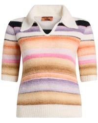 Missoni - Ivory Sweater Polyamide, Mohair Wool, Alpaca Wool, Viscose - Lyst