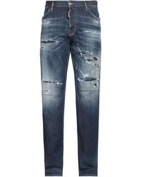 DSquared² - Jeans Cotton, Elastomultiester, Elastane, Cow Leather - Lyst