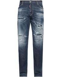 DSquared² - Jeans Cotton, Elastomultiester, Elastane, Cow Leather - Lyst