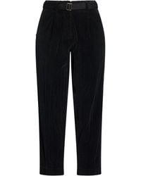 White Sand - Pants Cotton, Elastane - Lyst