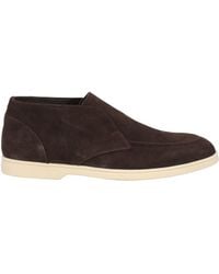 Doucal's - Dark Ankle Boots Leather - Lyst
