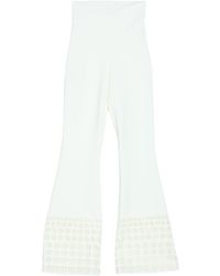 La Petite Robe Di Chiara Boni Trousers - White