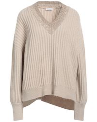 Brunello Cucinelli - Sweater Cashmere, Synthetic Fibers, Mohair Wool, Metallic Fiber, Lambswool - Lyst