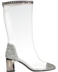 Casadei Knee Boots - Metallic